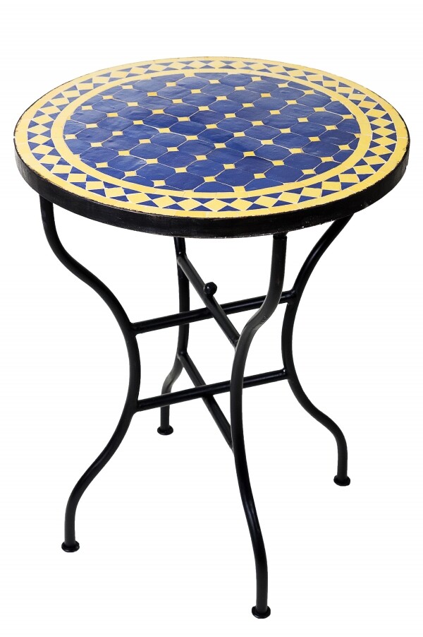 Table en mosaïque marocaine « Marrakech » b