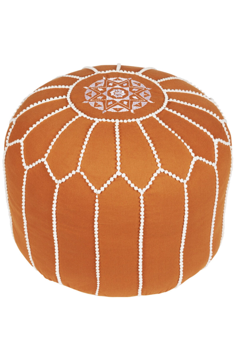 Pouf oriental avec coussin dassise, décoration dext&e