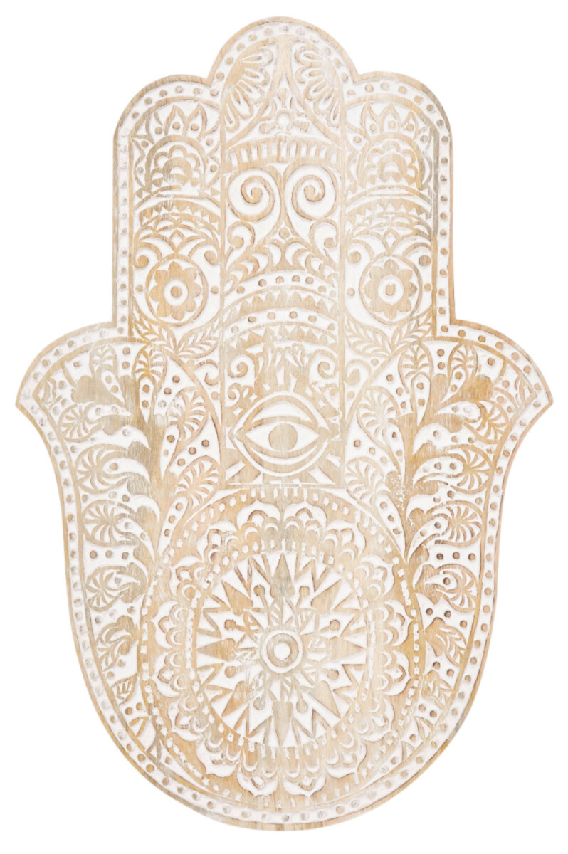 Panneau mural oriental en bois « M box