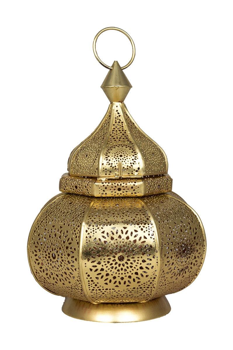 Lanterne orientale indienne Lamis Gold