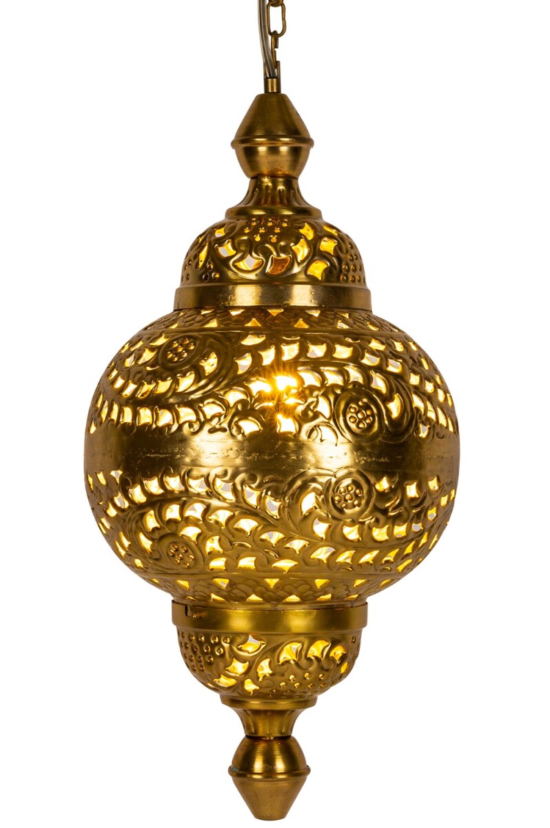 Suspension Fahda Gold | Lampe orientale fabriquée &ag