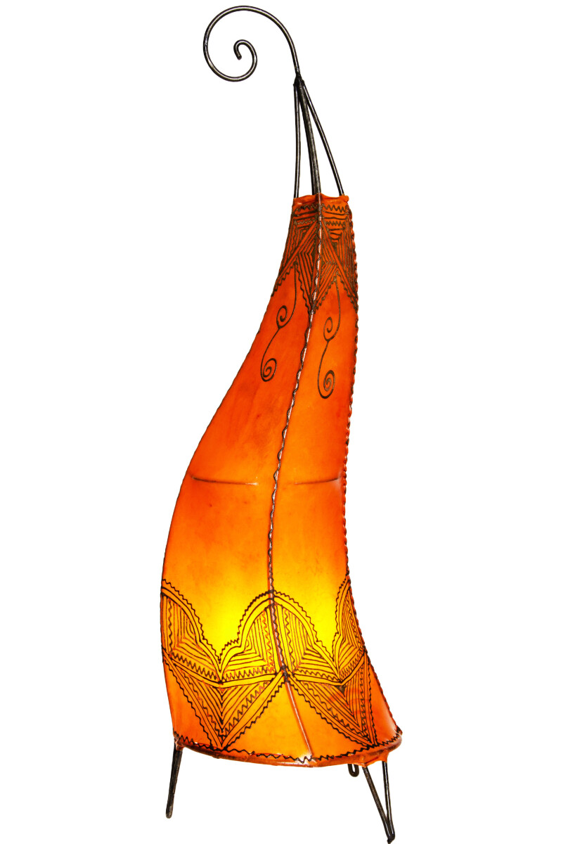 Lampe sur pied Orient Arif orange 70 cm box