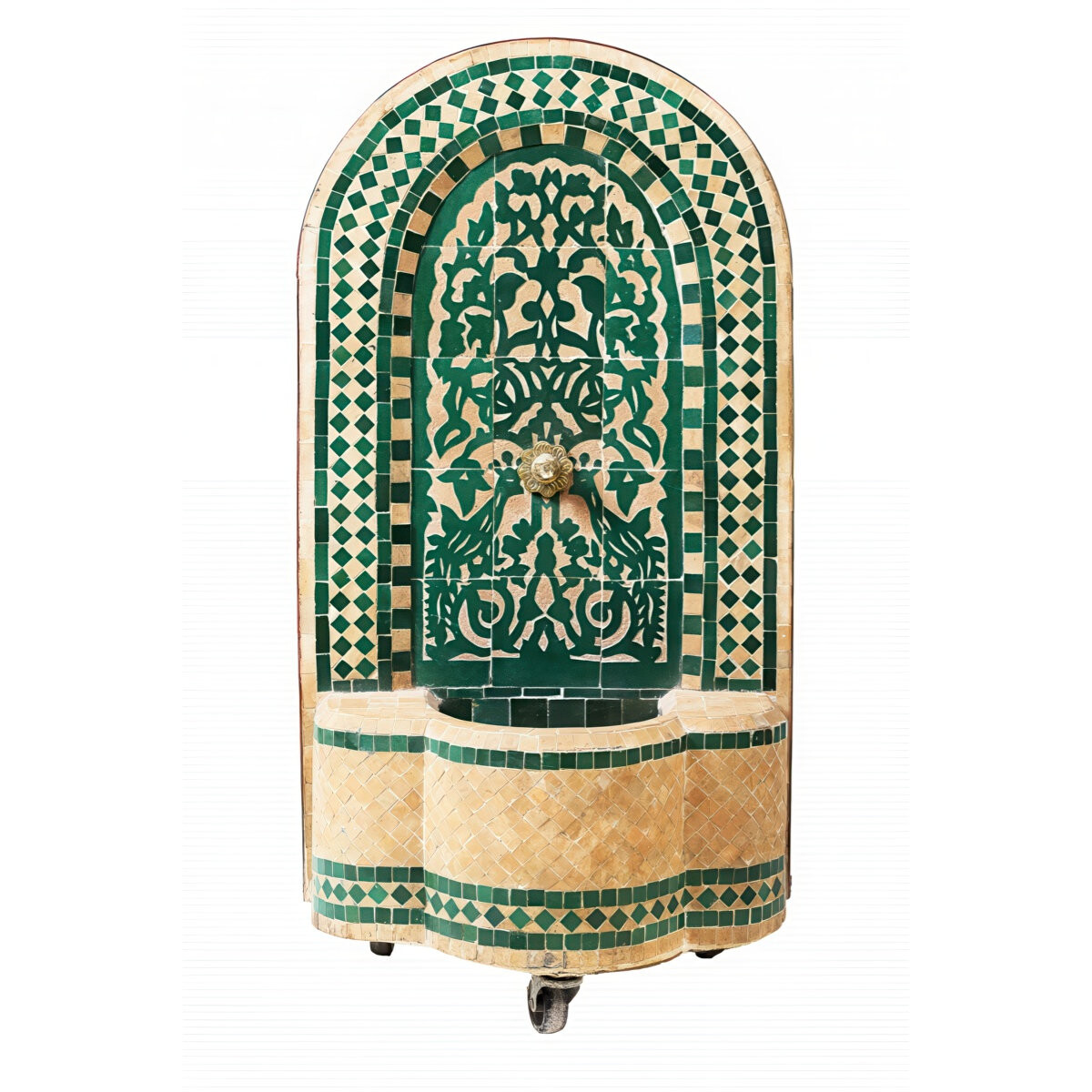 Fontaine de jardin marocaine en mosaïque 85 cm | Fontai