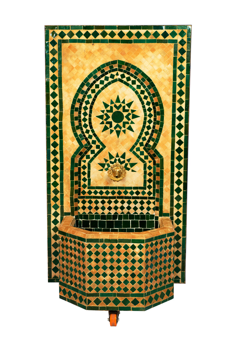Fontaine de jardin marocaine en mosaïque 110 cm | Fonta