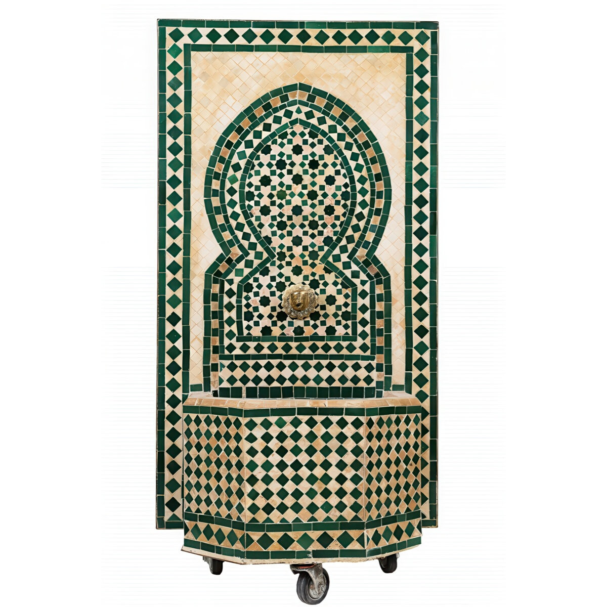 Fontaine de jardin marocaine en mosaïque 110 cm | Fonta