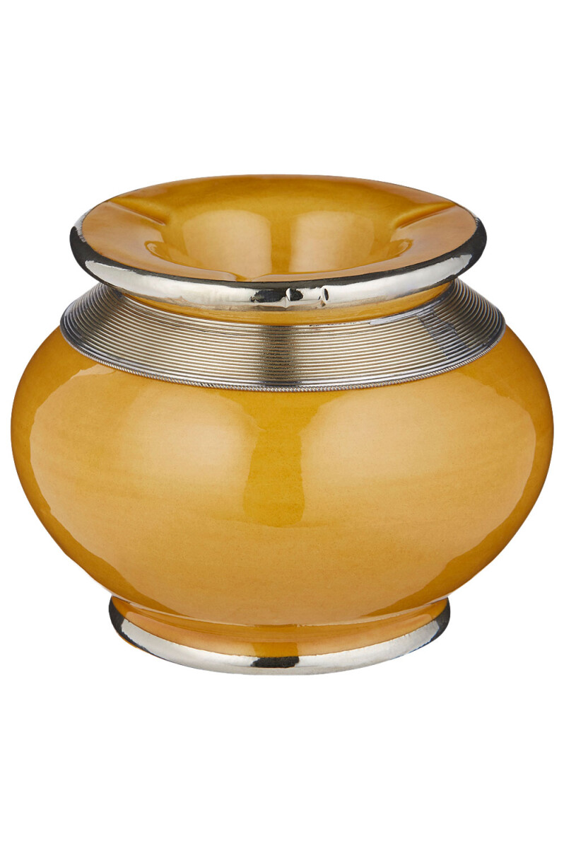 Cendrier marocain Cariba - Jaune