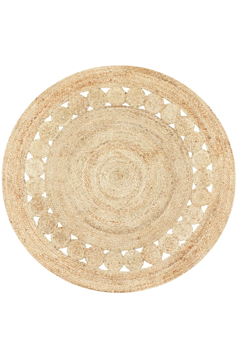 Tapis rond en jute Jemina Nature 120 cm box