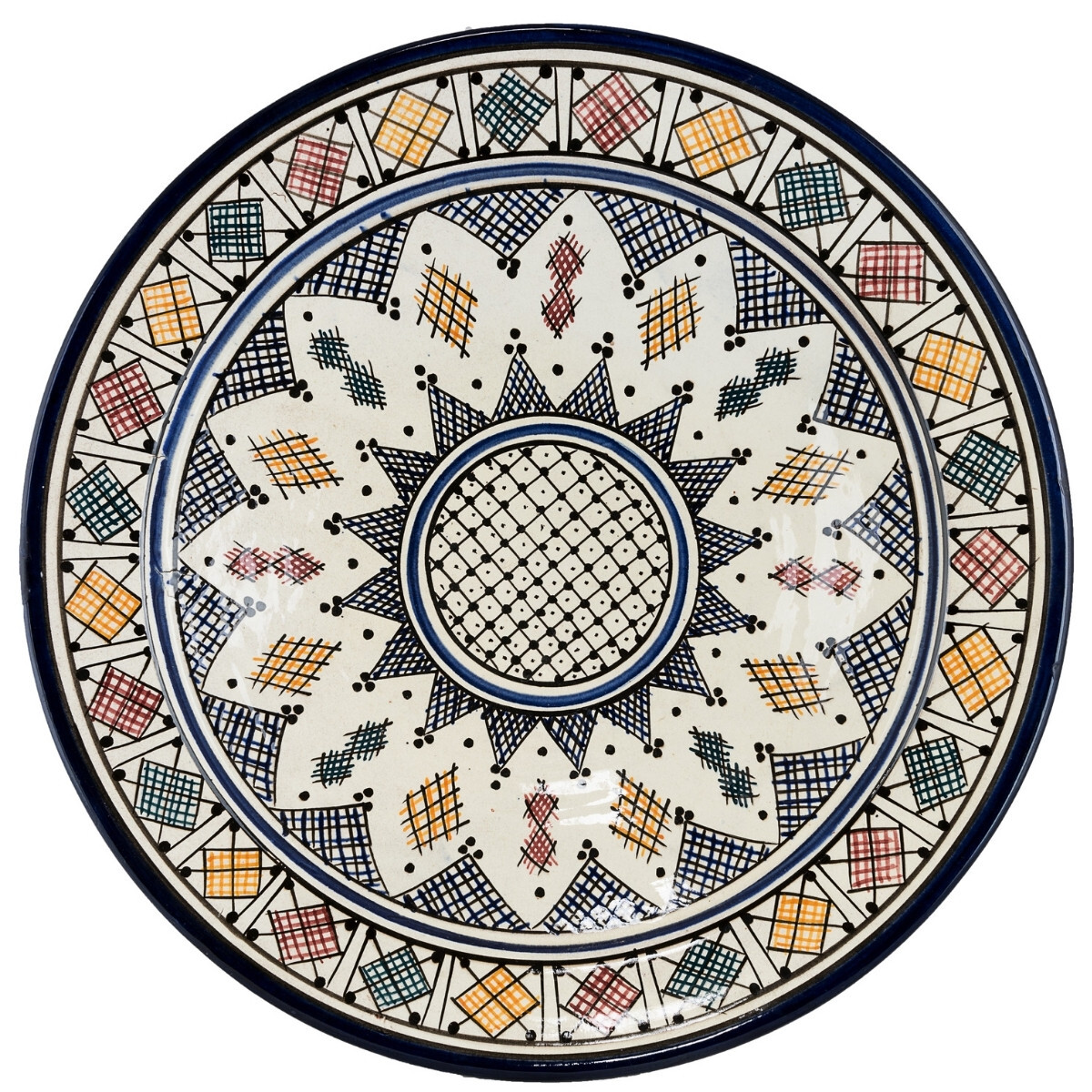 Assiette en céramique orientale Aysun