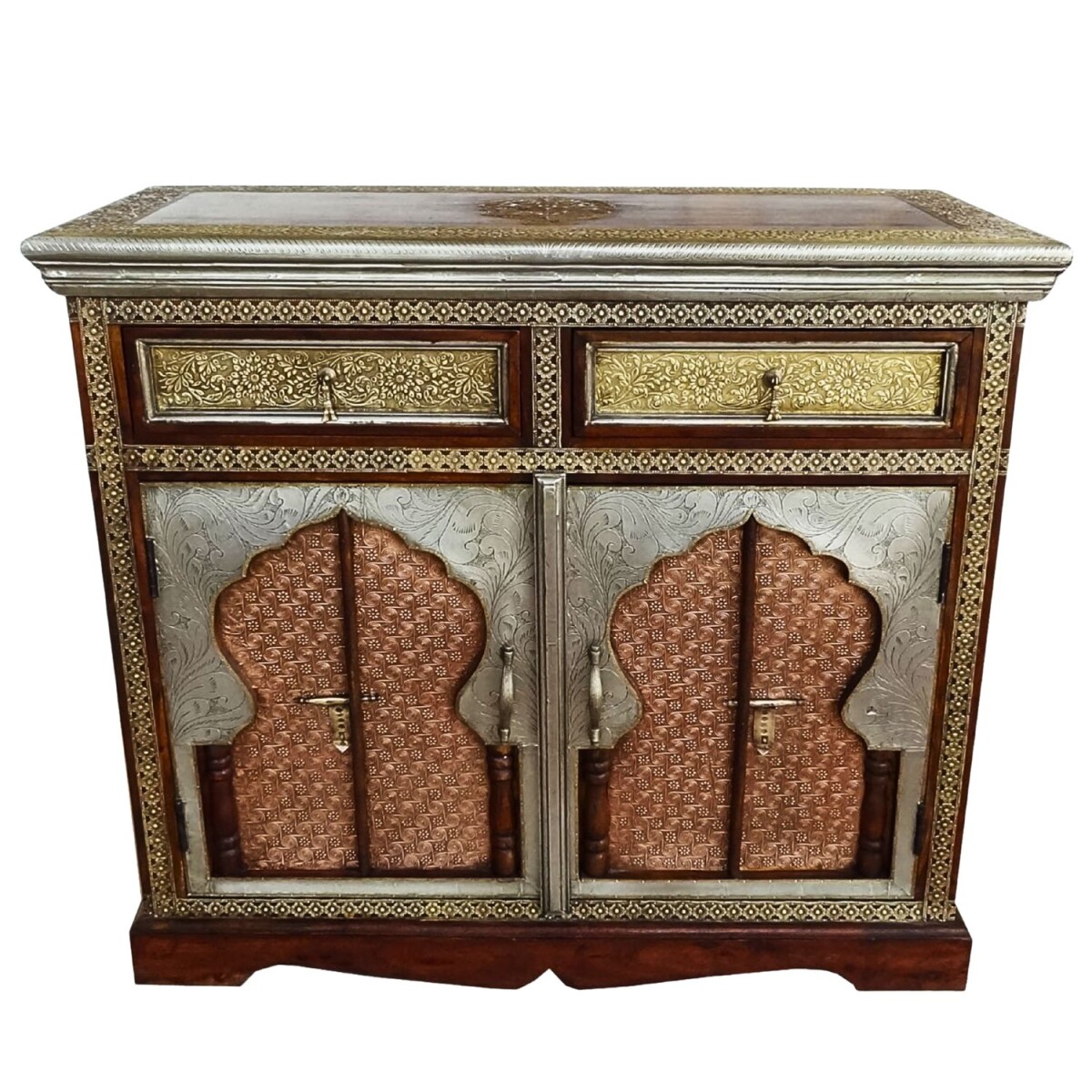 Commode orientale en bois massif Swaran  box