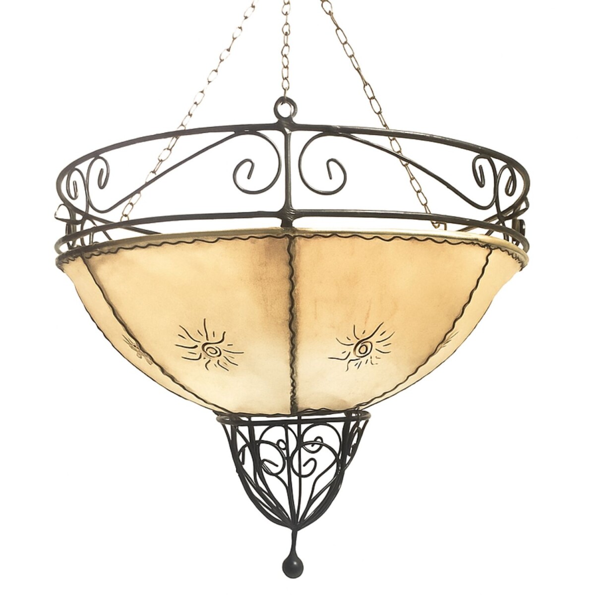 Suspension Demren Natur 45 cm en cuir |  box