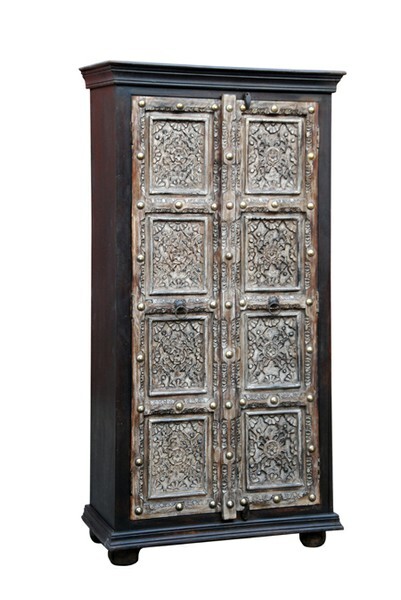 Armoire vintage indienne Cansin - 180 cm box