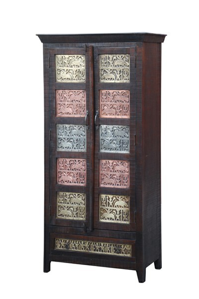 Armoire indienne de style shabby chic &l box