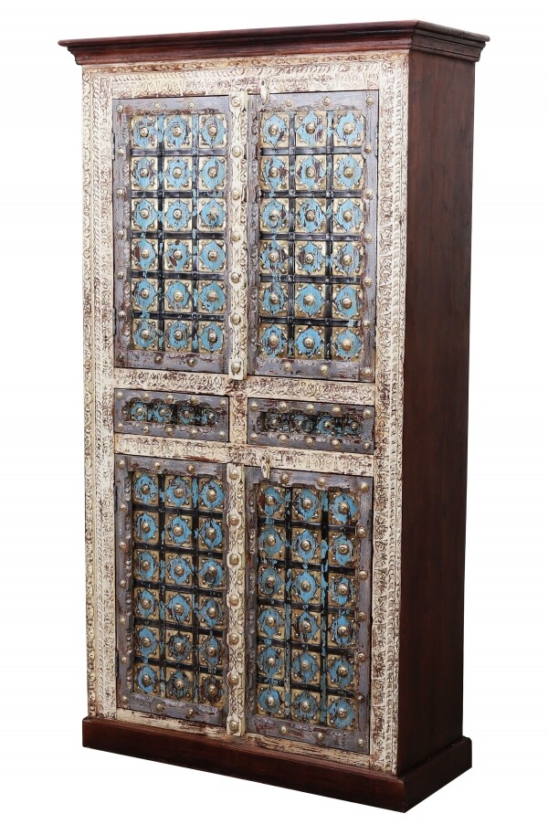 Armoire indienne ancienne Billur - 1 - 1 box