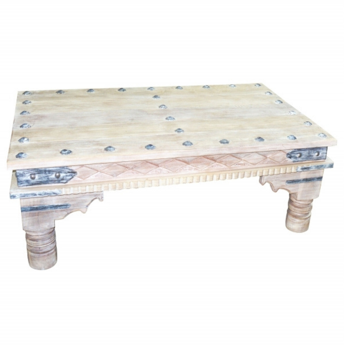 Table de salon Hayed de style shabby chi box