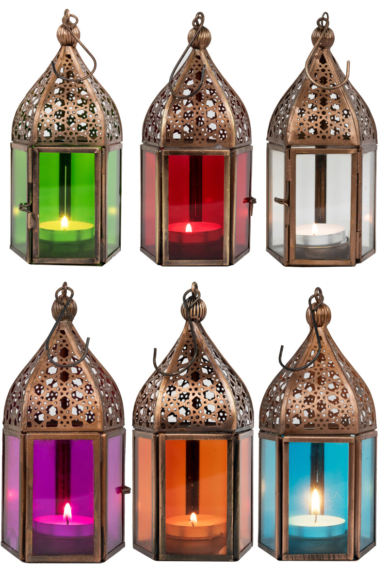 Lanterne orientale, lot de 6, mod&egrave box