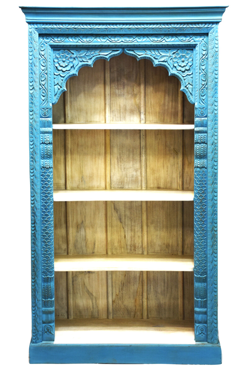 Bibliothèque orientale en bois ma box