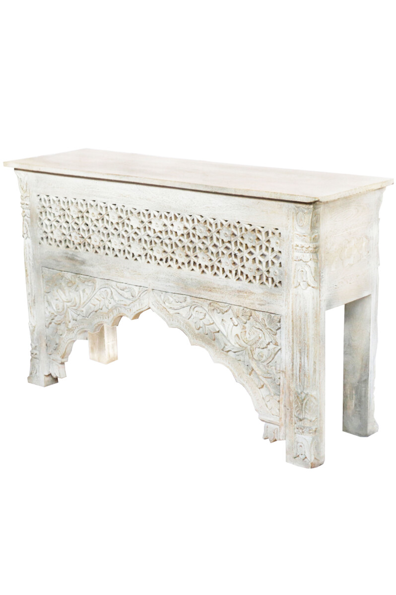 Buffet console oriental en bois Akasha box