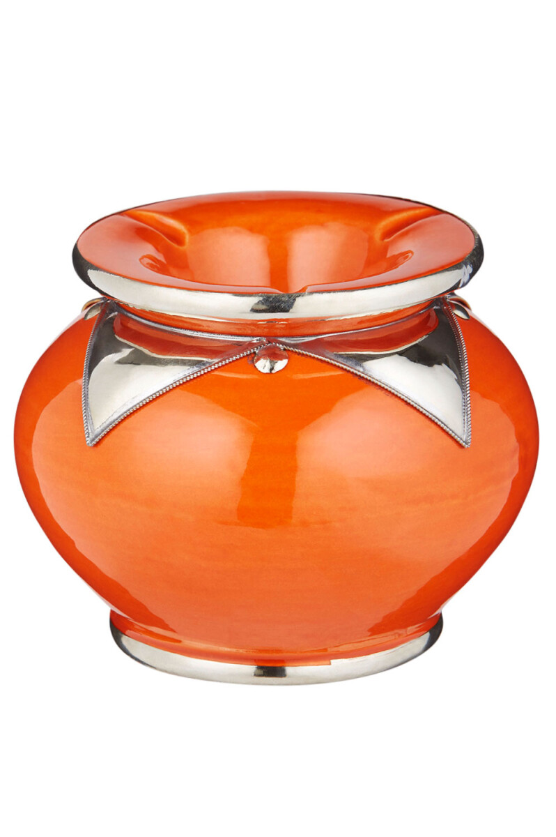 Cendrier oriental Cendrier en forme de vent Kanita Orange