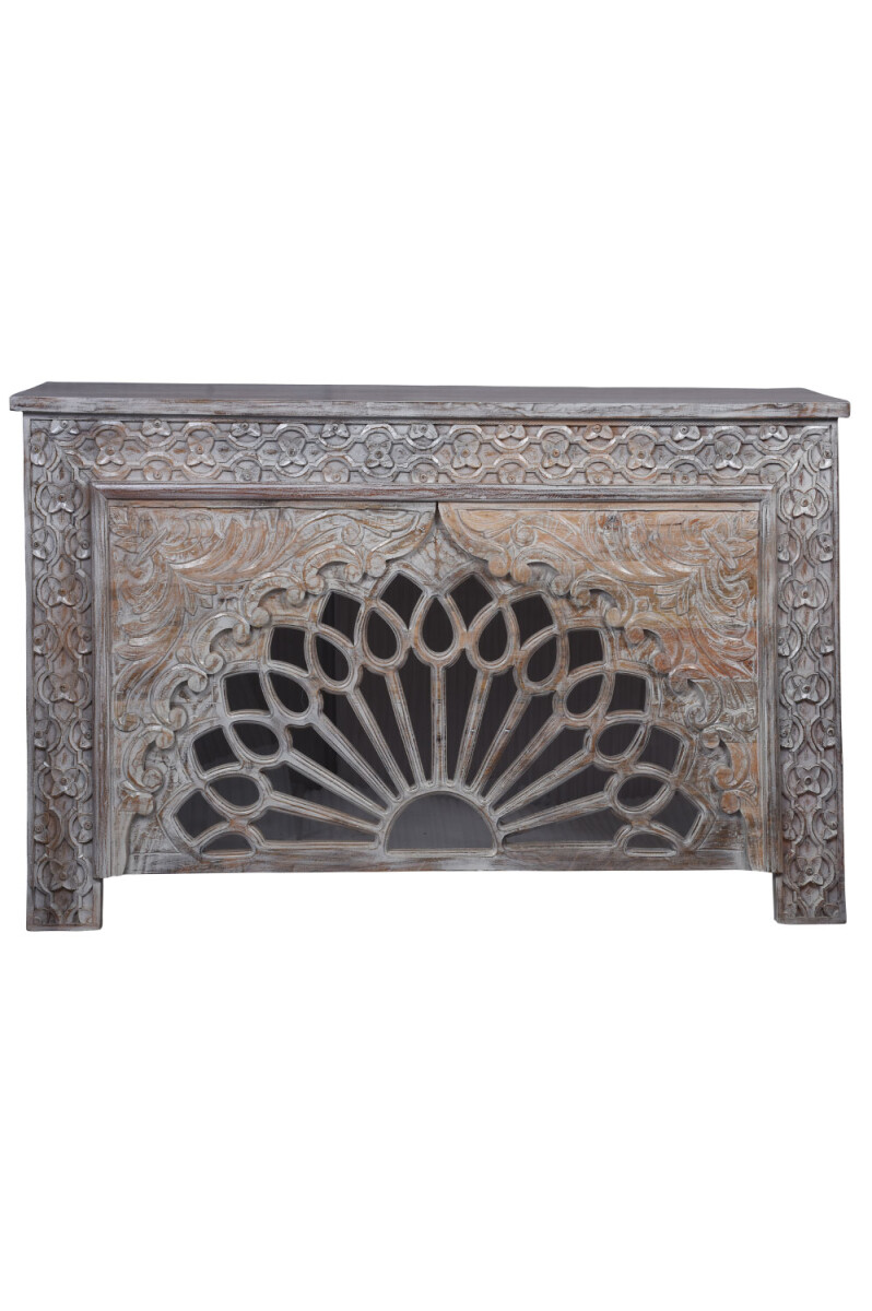 Buffet console oriental en bois Ghazal g box