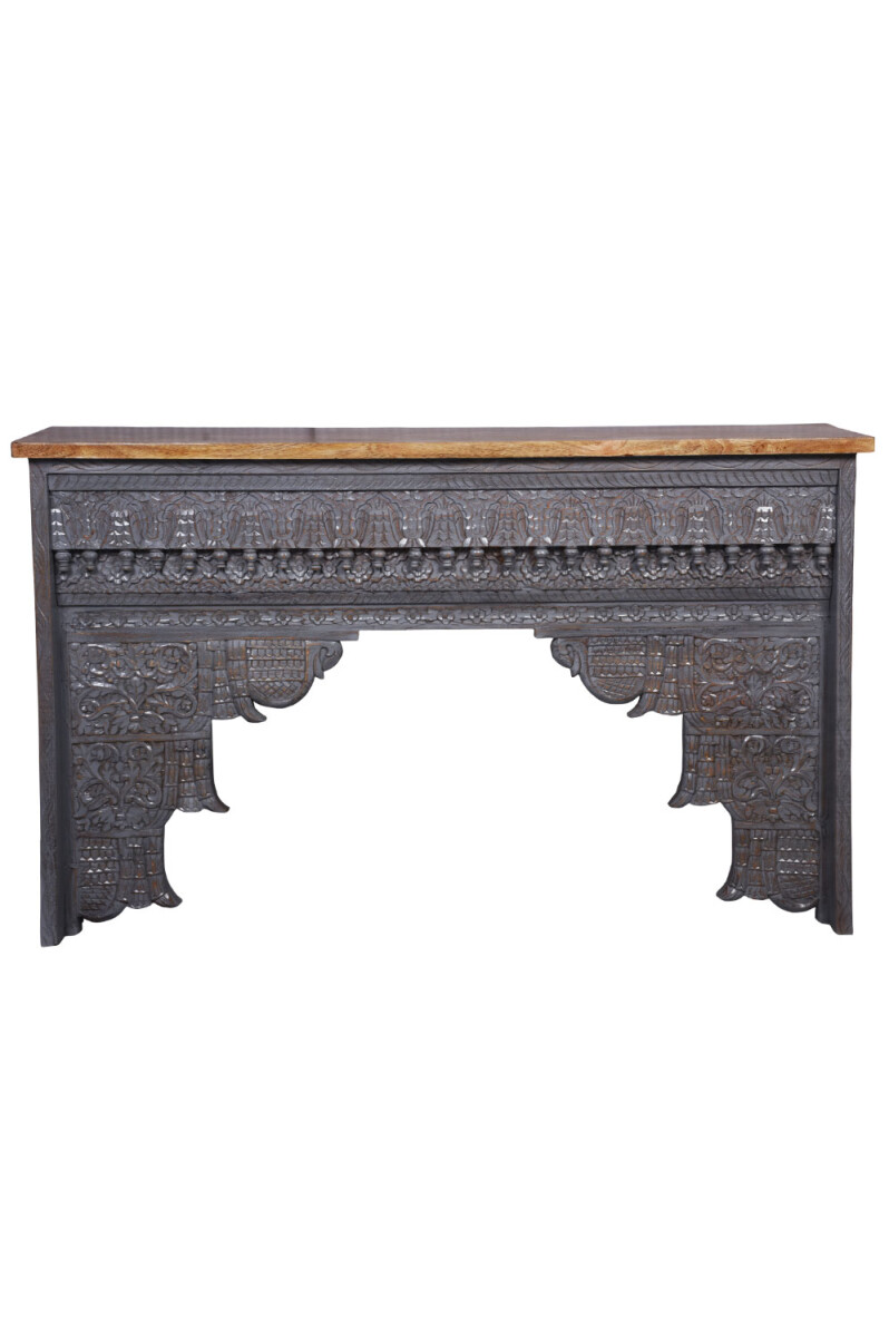 Buffet console oriental en bois Hadidza  box