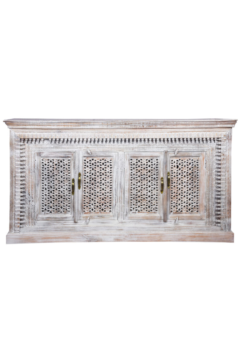 Buffet vintage en bois massif Hamoudi 19 box