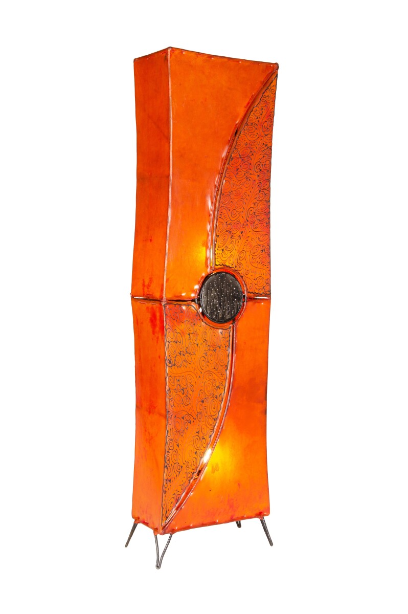 Lampadaire vintage Mulan Orange box