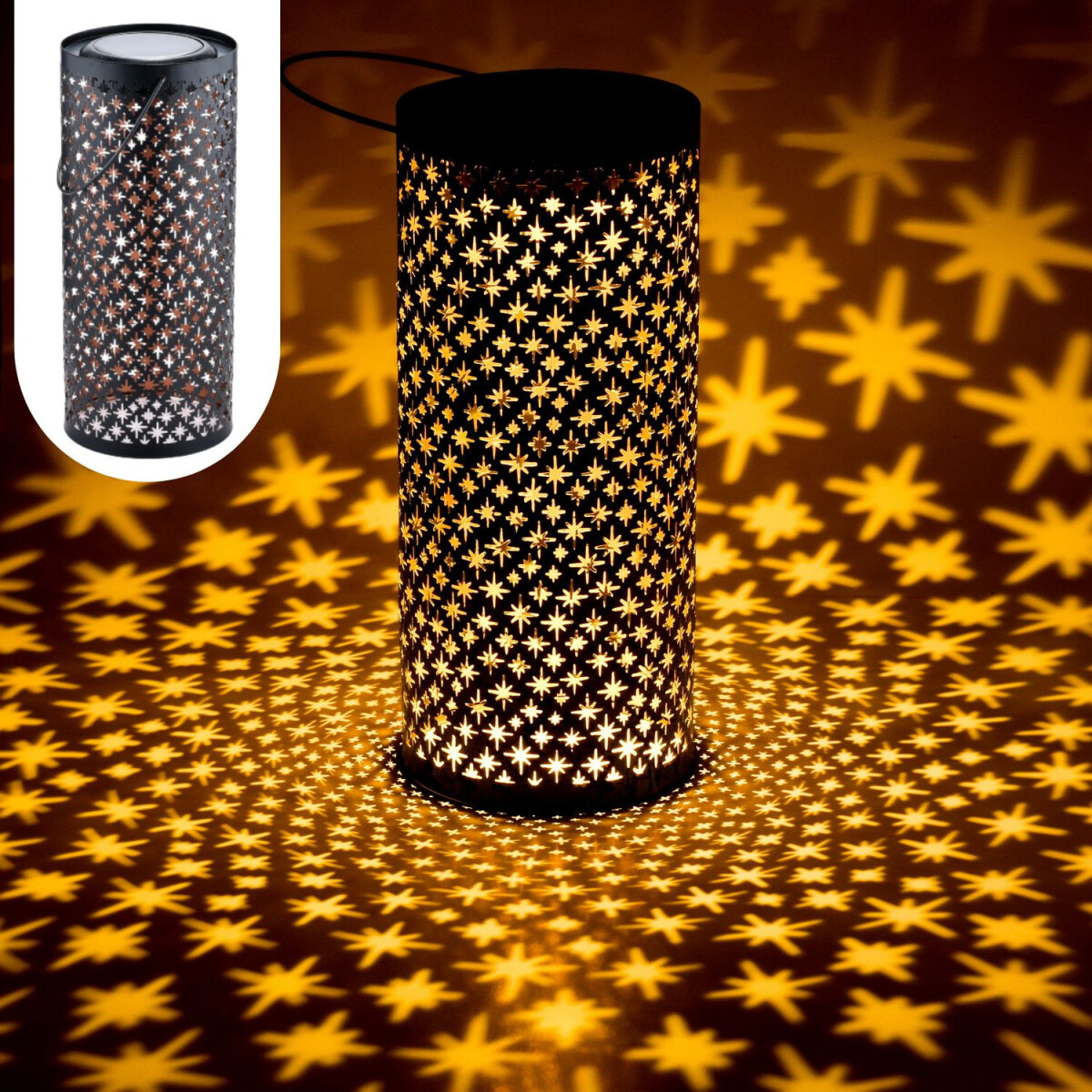 Lanterne solaire orientale, lanterne sol box