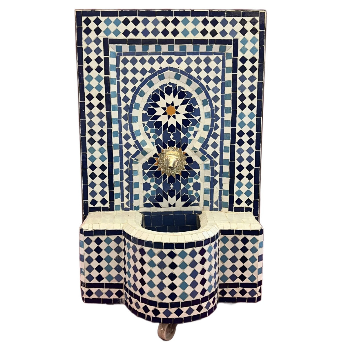 Fontaine de jardin marocaine en mosaïque 78 cm | Fontai