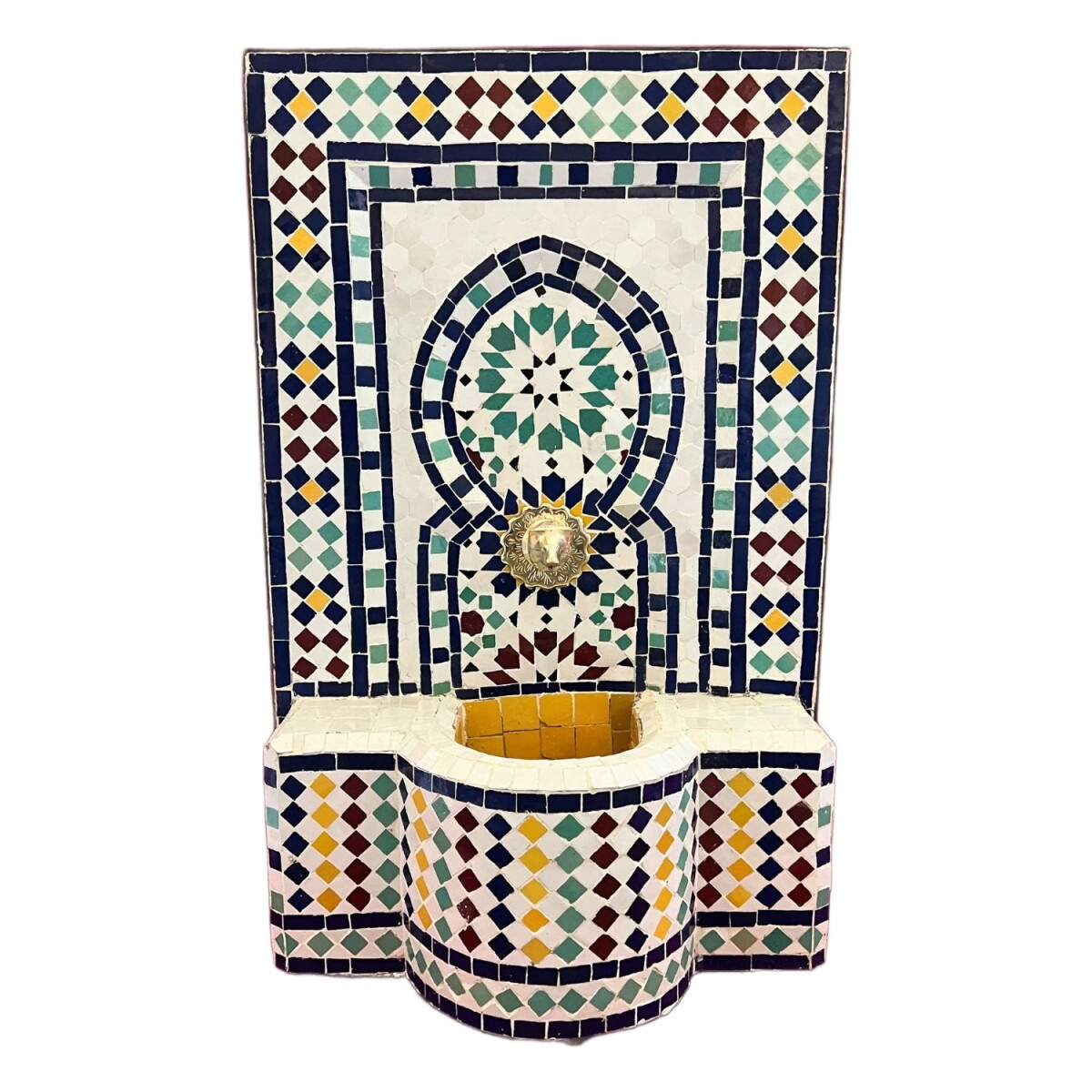 Fontaine de jardin marocaine en mosaïque 78 cm | Fontai