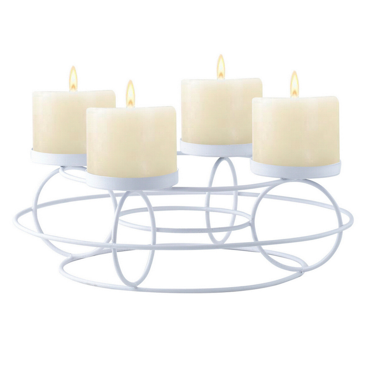 Bougeoir moderne pour couronne de lAvent, décoration 