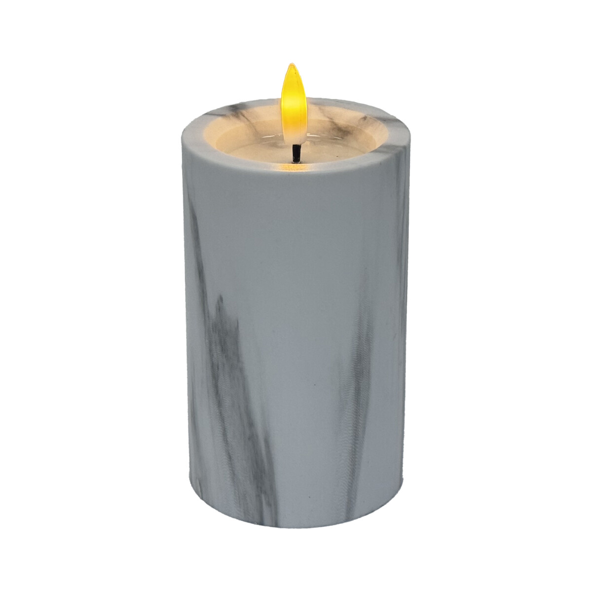 Bougie LED design marbré Hony box