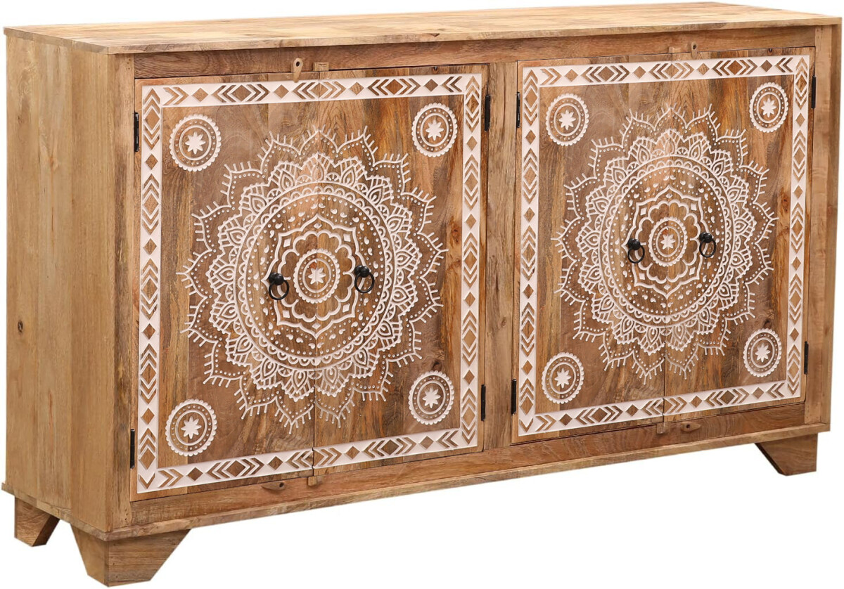 Commode de style bohème pour salo box