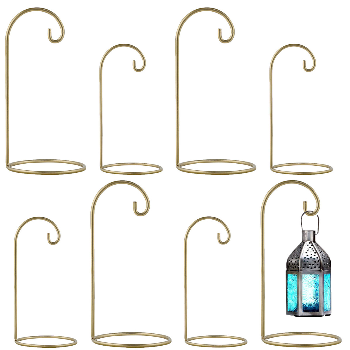 Lot de 8 supports pour lanternes « box