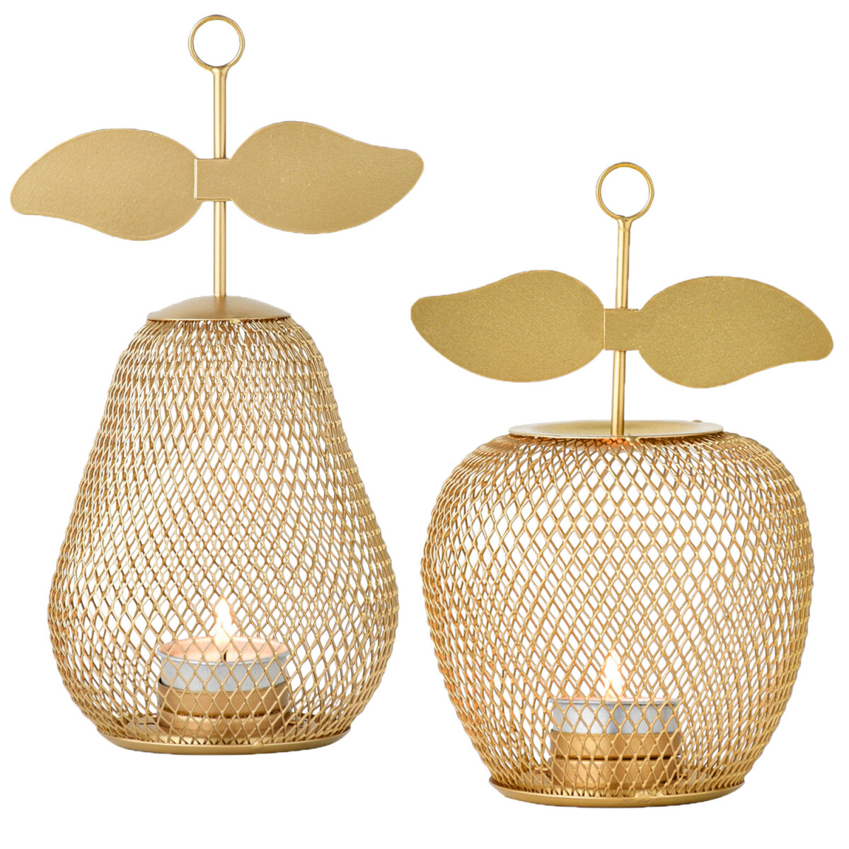 Lot de 2 bougeoirs Aesthetic « Pea box