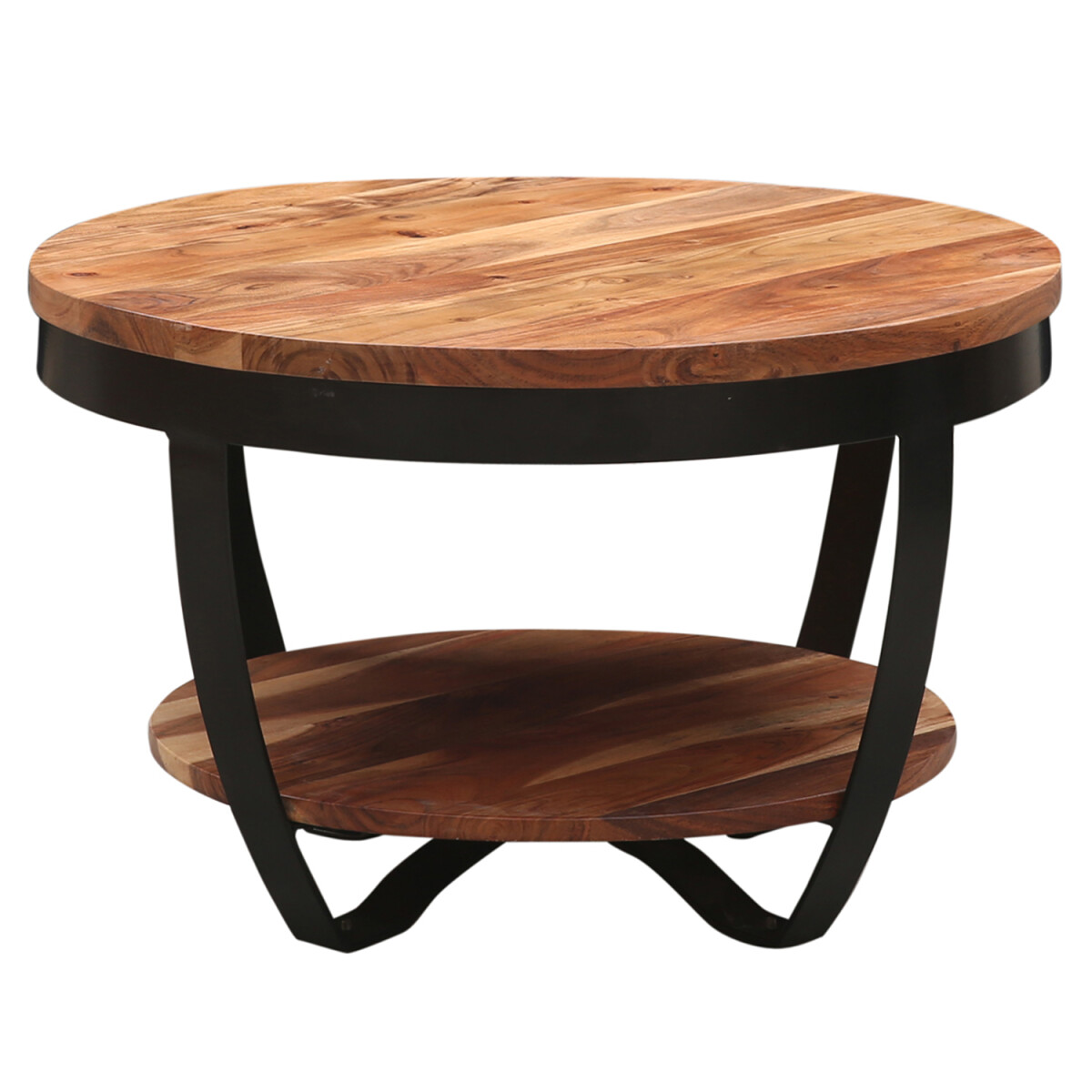 Table basse Abdiel Ø 70 cm en boi box