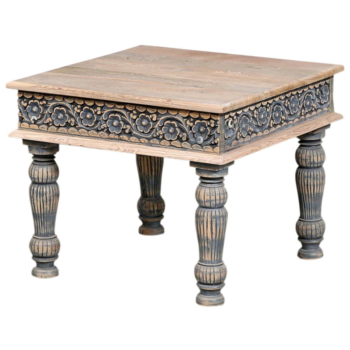 Table basse Abelone 60 x 60 cm en teck m box
