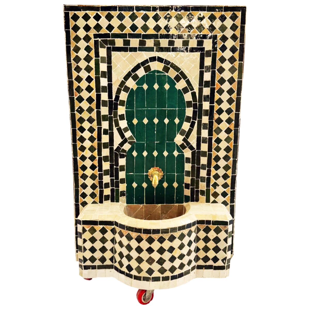 Fontaine de jardin marocaine en mosa&ium box