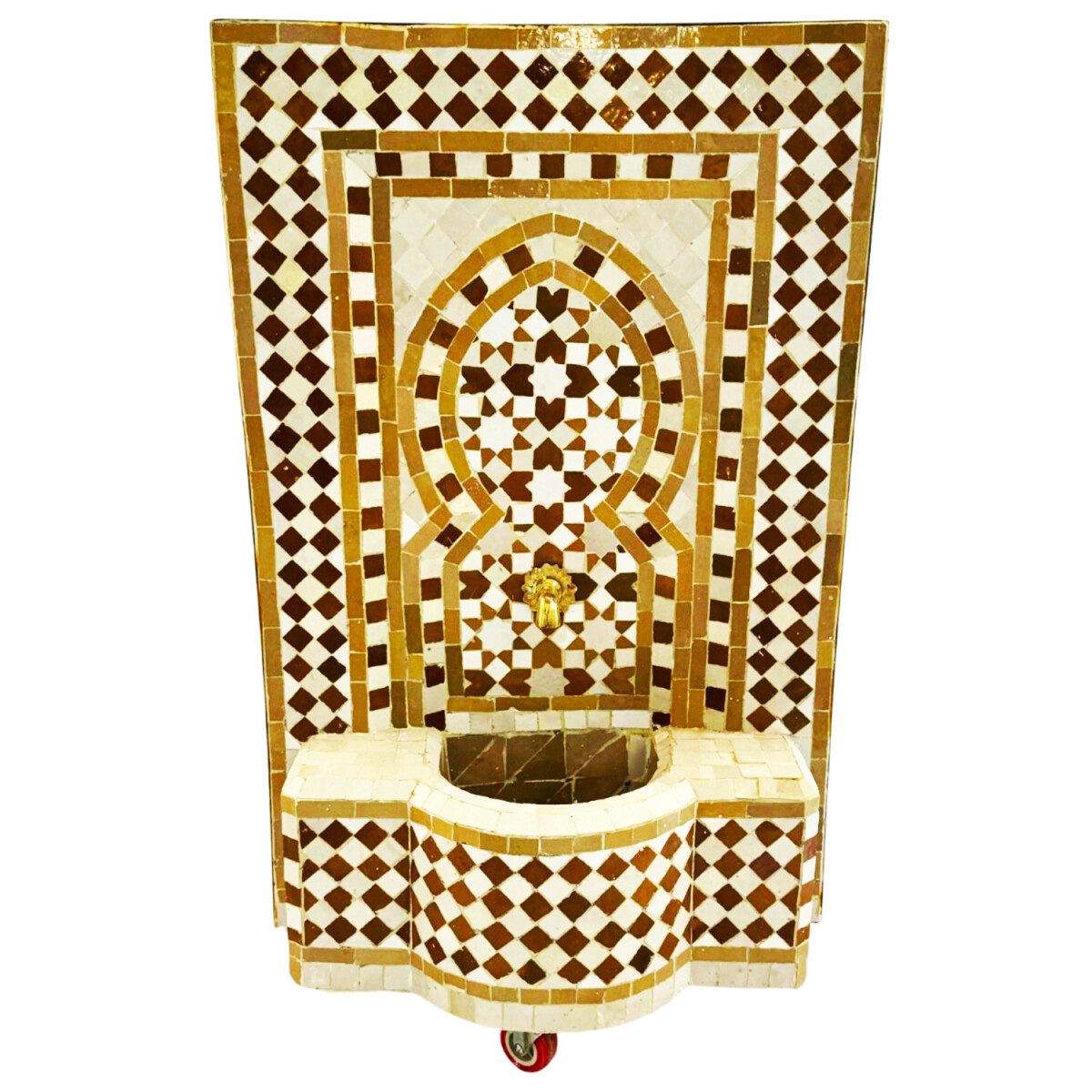 Fontaine de jardin marocaine en mosa&ium box