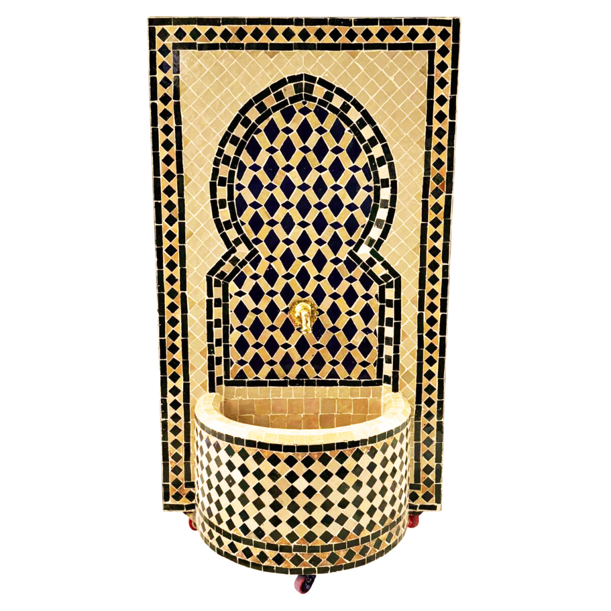 Fontaine de jardin marocaine en mosa&ium box