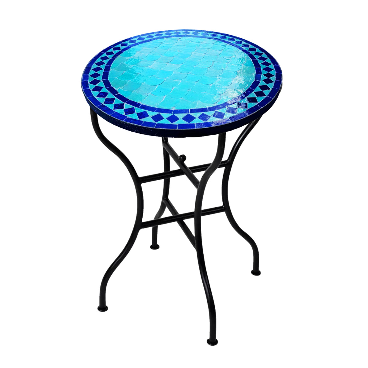 Table en mosaïque marocaine « Marrakech » b