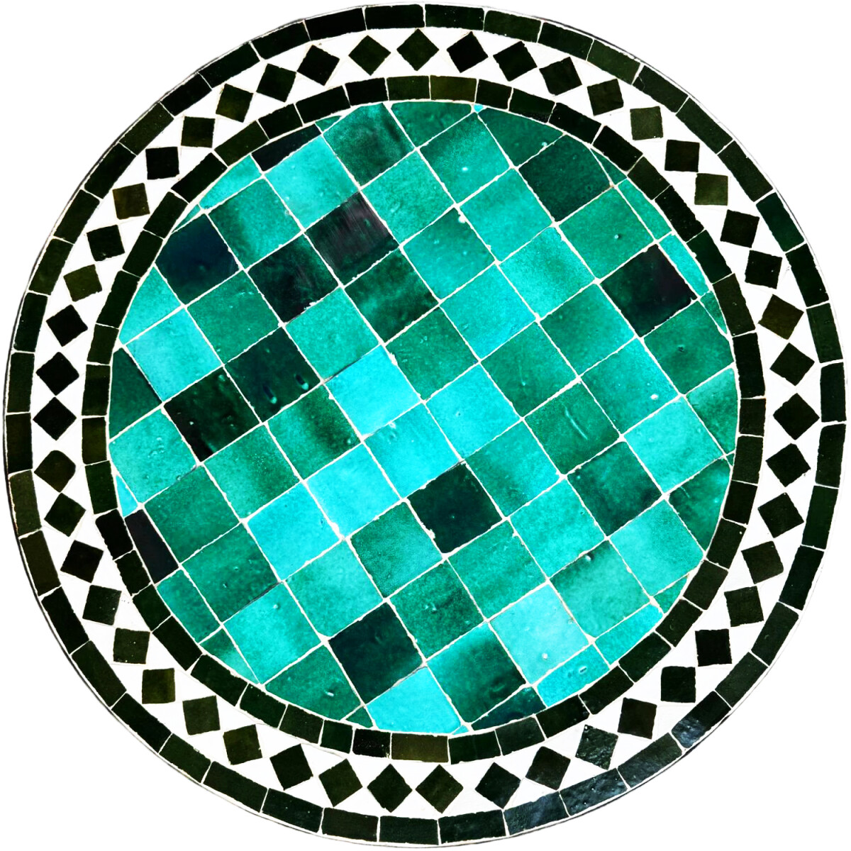 Carreau de mosaïque Marrakech vert  box