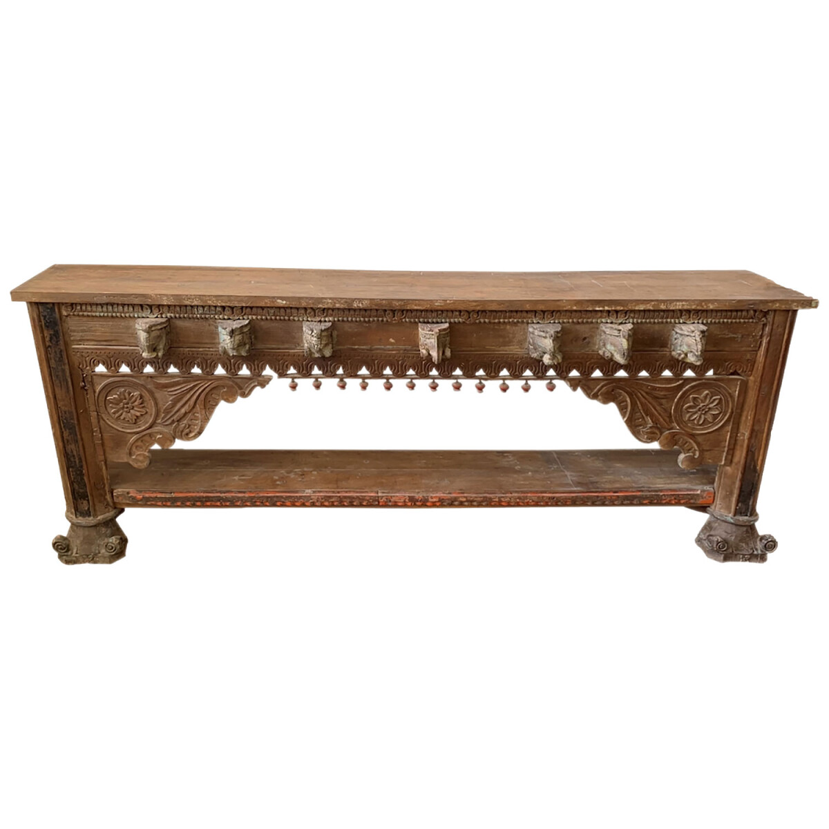 Console vintage indienne dépoque, box