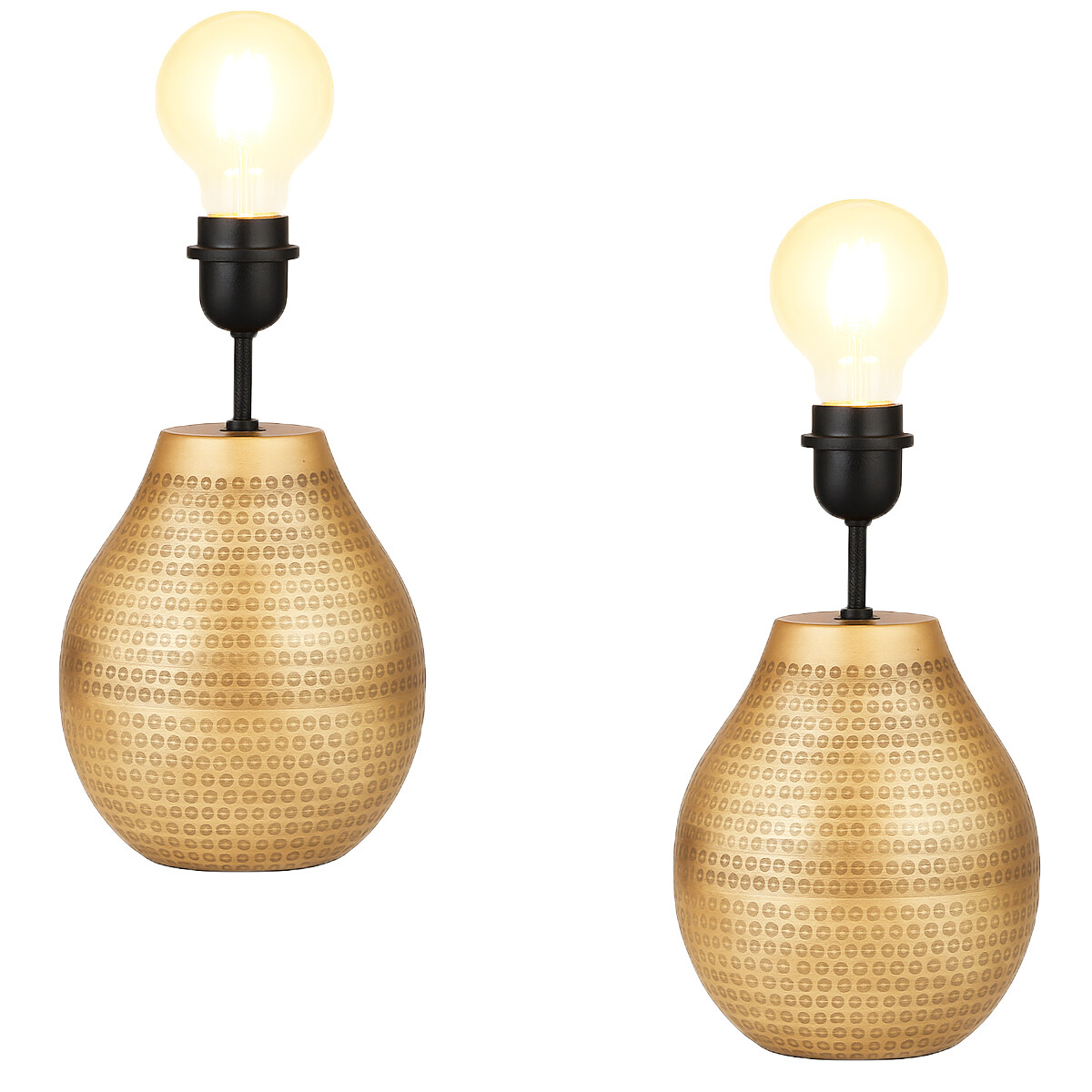 Lot de 2 pieds de lampe de table Cameo G box
