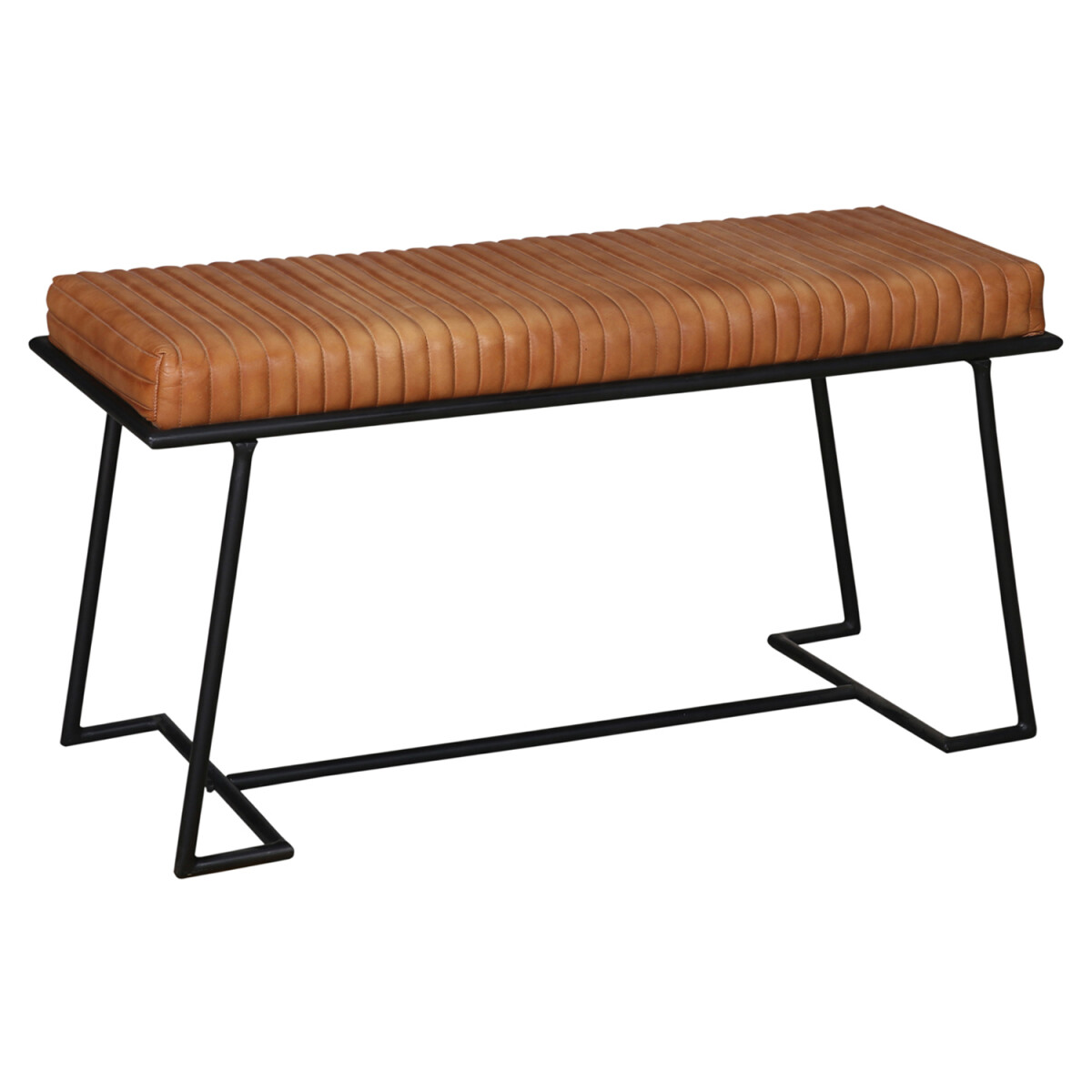 Banc en cuir Adeva 100 cm – Banc en cuir vérita