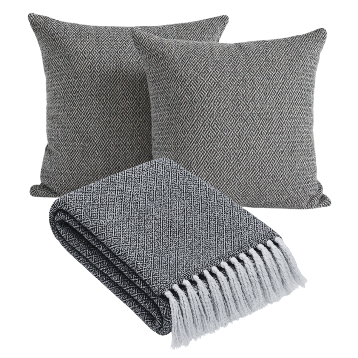 Ensemble boho comprenant un couvre-lit et 2 coussins Calix g