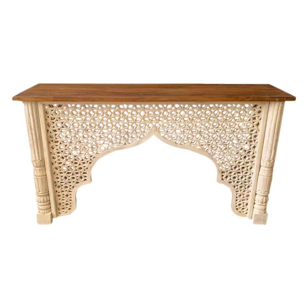 Buffet console indien en bois Zhora, pet box