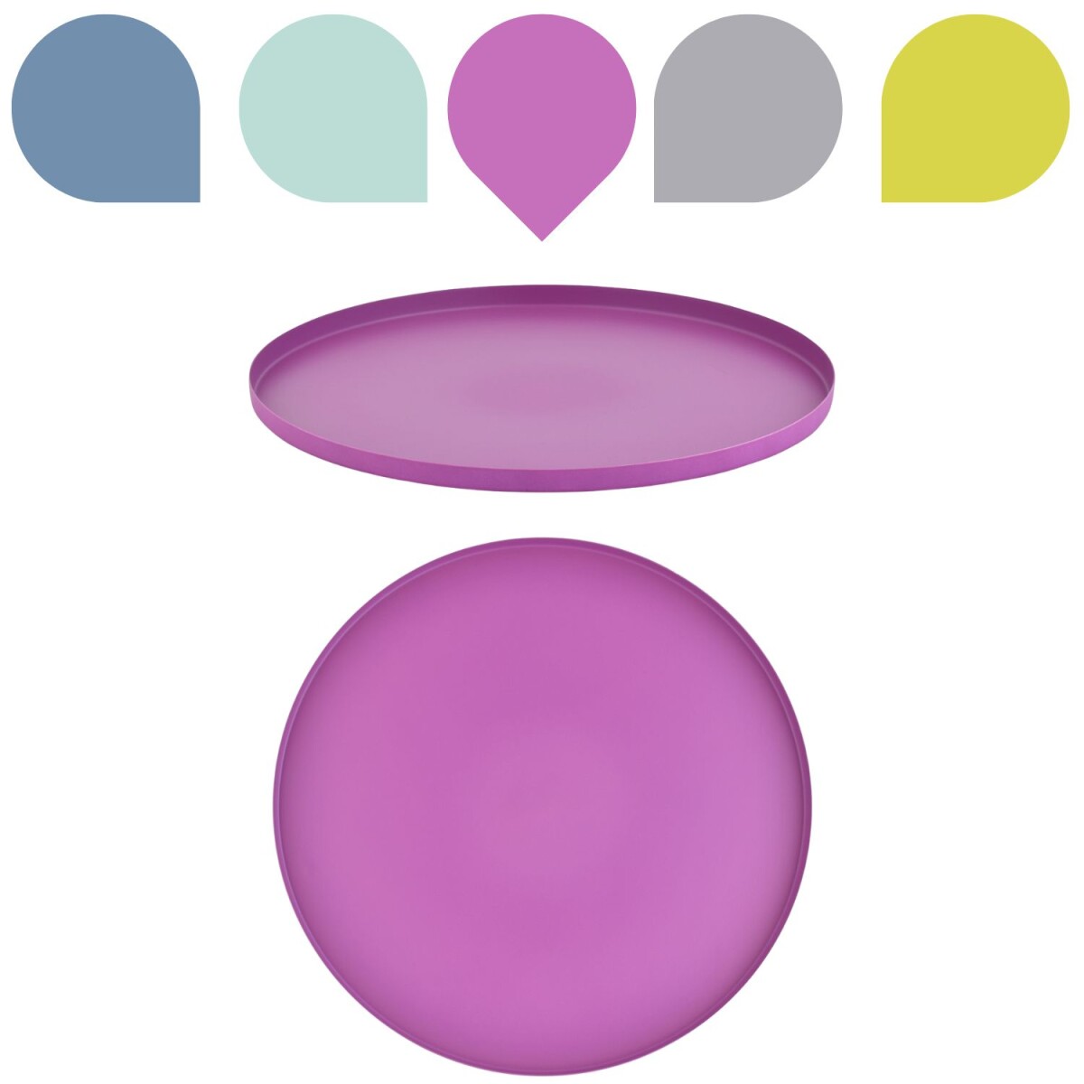 Plateau rond Callie Pink 25 cm | Plateau box