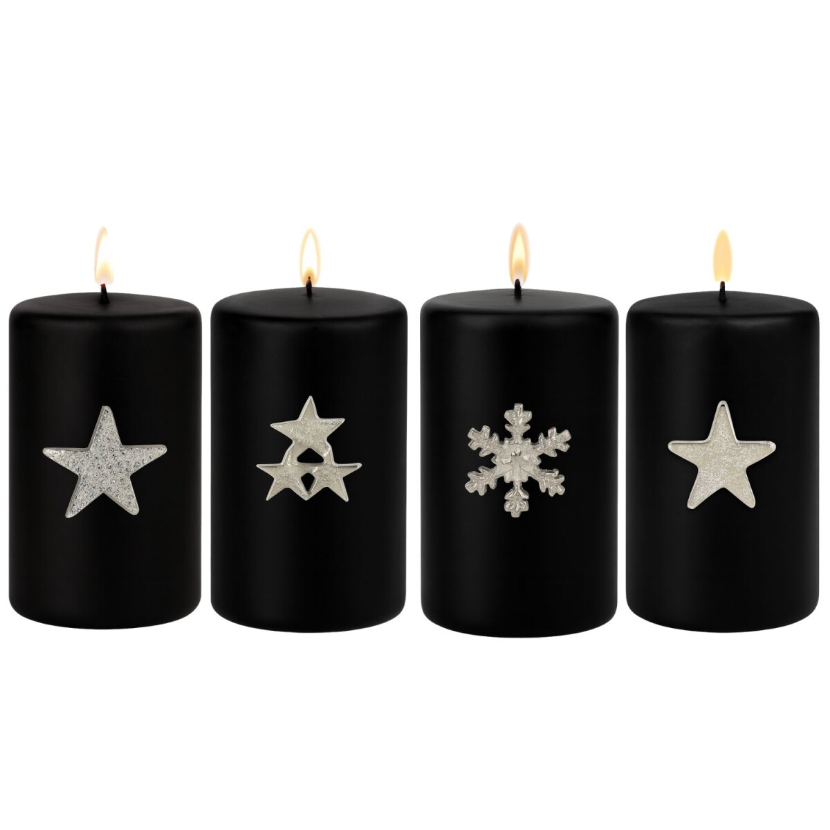 Lot de 4 piques à bougies Caloge  box