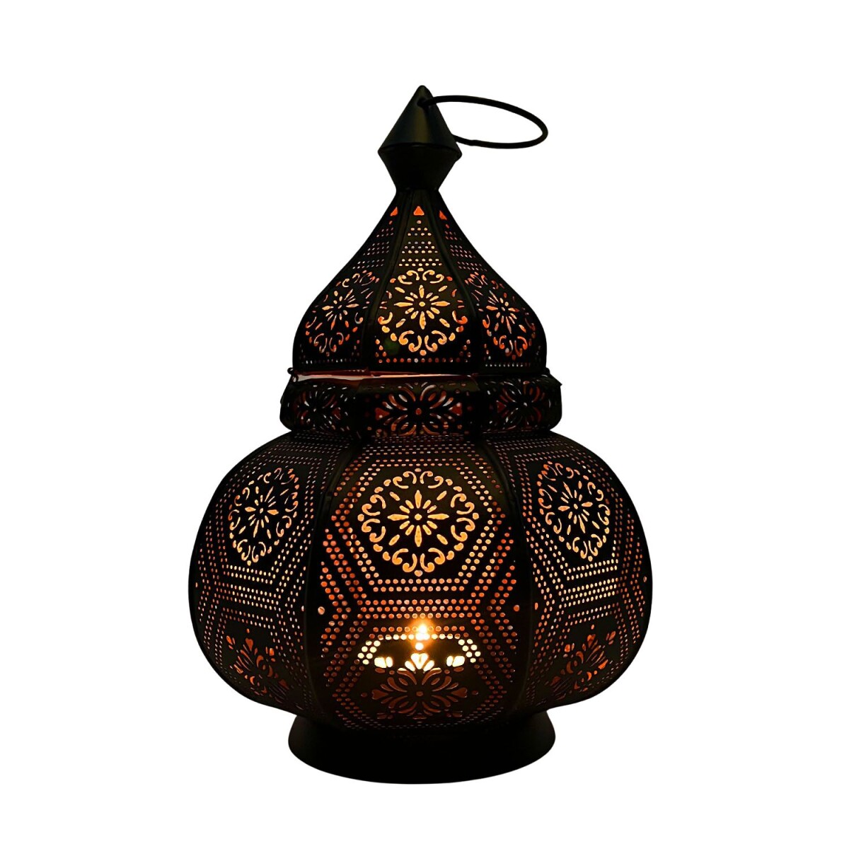 Lanterne décorative orientale Maha noire