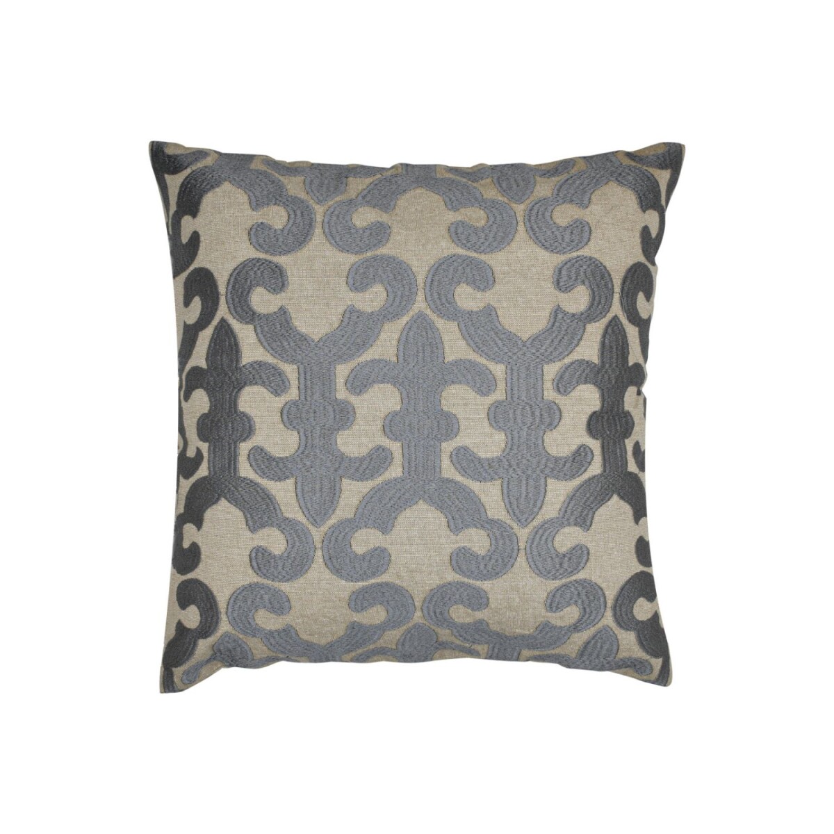 Housse de coussin faite main Kayon Gris  box